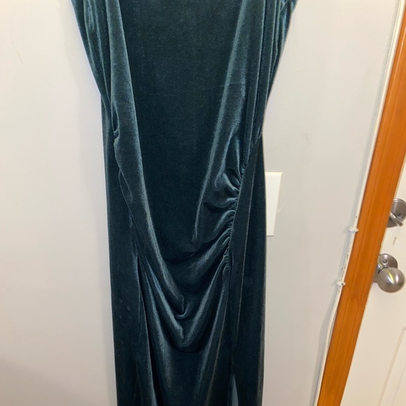 Velvet maxi dress with rhinestone sleeves from the & Other Stories. - Picture 3 of 8